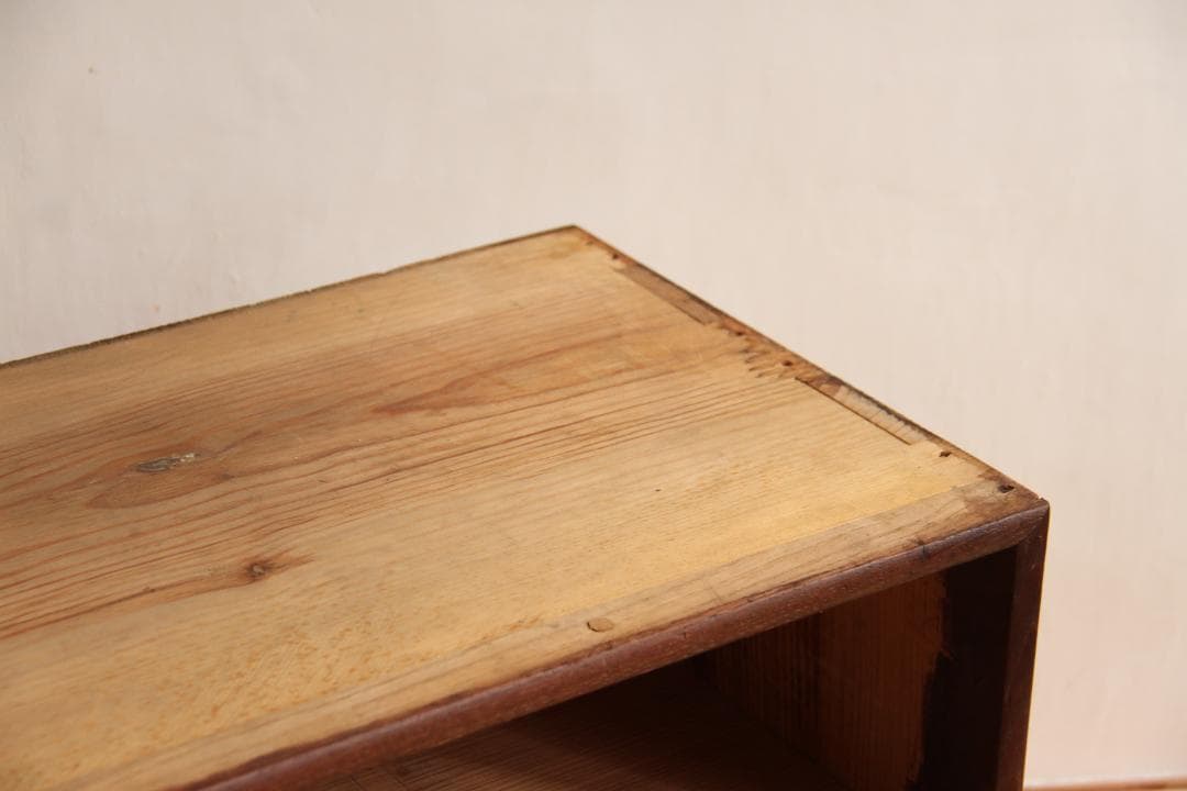 棚　木製　２段　古道具　古家具　アンティーク　ヴィンテージ　レトロ