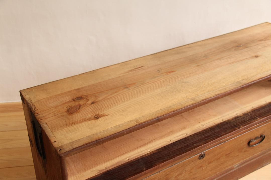 棚　木製　２段　古道具　古家具　アンティーク　ヴィンテージ　レトロ