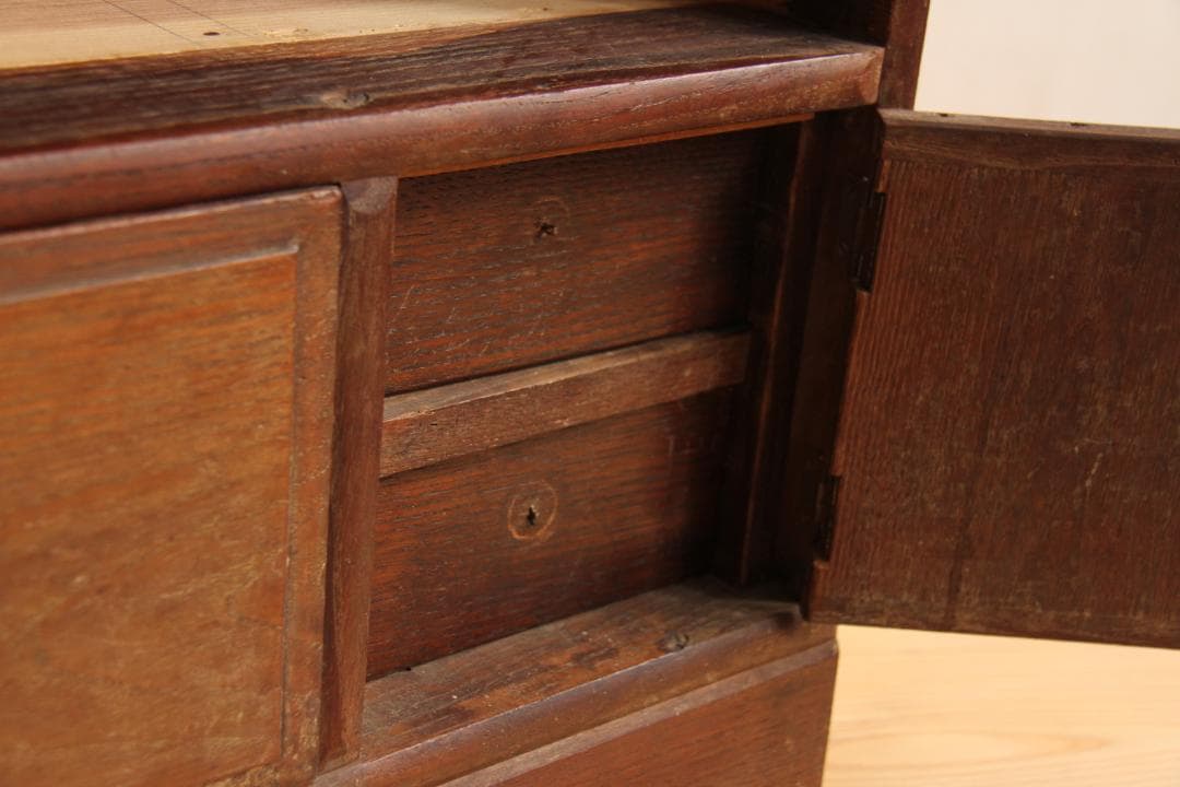 棚　木製　２段　古道具　古家具　アンティーク　ヴィンテージ　レトロ