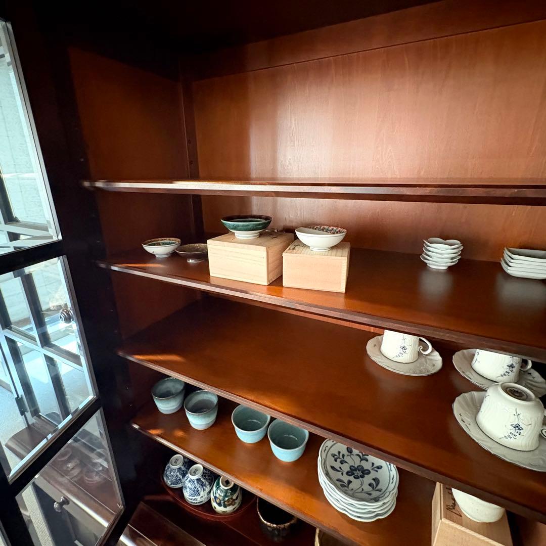 北海道民芸家具 食器棚 飛騨産業 アンティーク レトロ 昭和 ブラウン キッチン