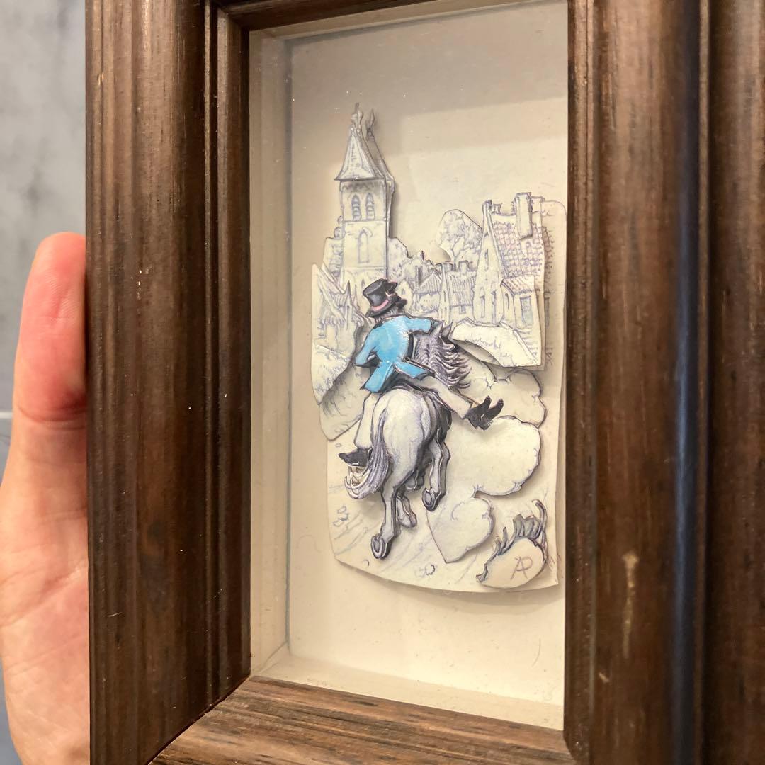 ヨーロッパの作家さんが作った精巧でロマンチックなペーパーアート2セット