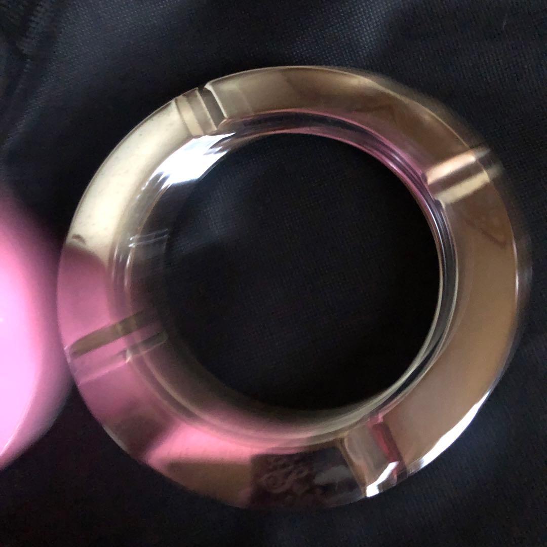 未使用　スタンド灰皿　ピンク　レトロ　アンティーク　ヴィンテージ