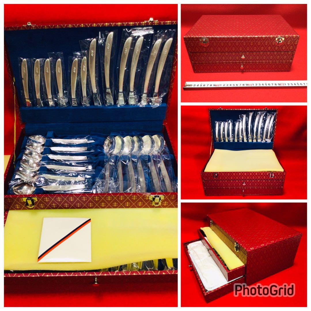 日本航空 JAL 国際線ファーストクラス使用 カトラリー 50点セット 当時物