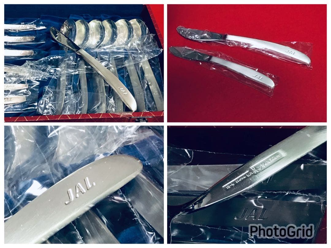 日本航空 JAL 国際線ファーストクラス使用 カトラリー 50点セット 当時物