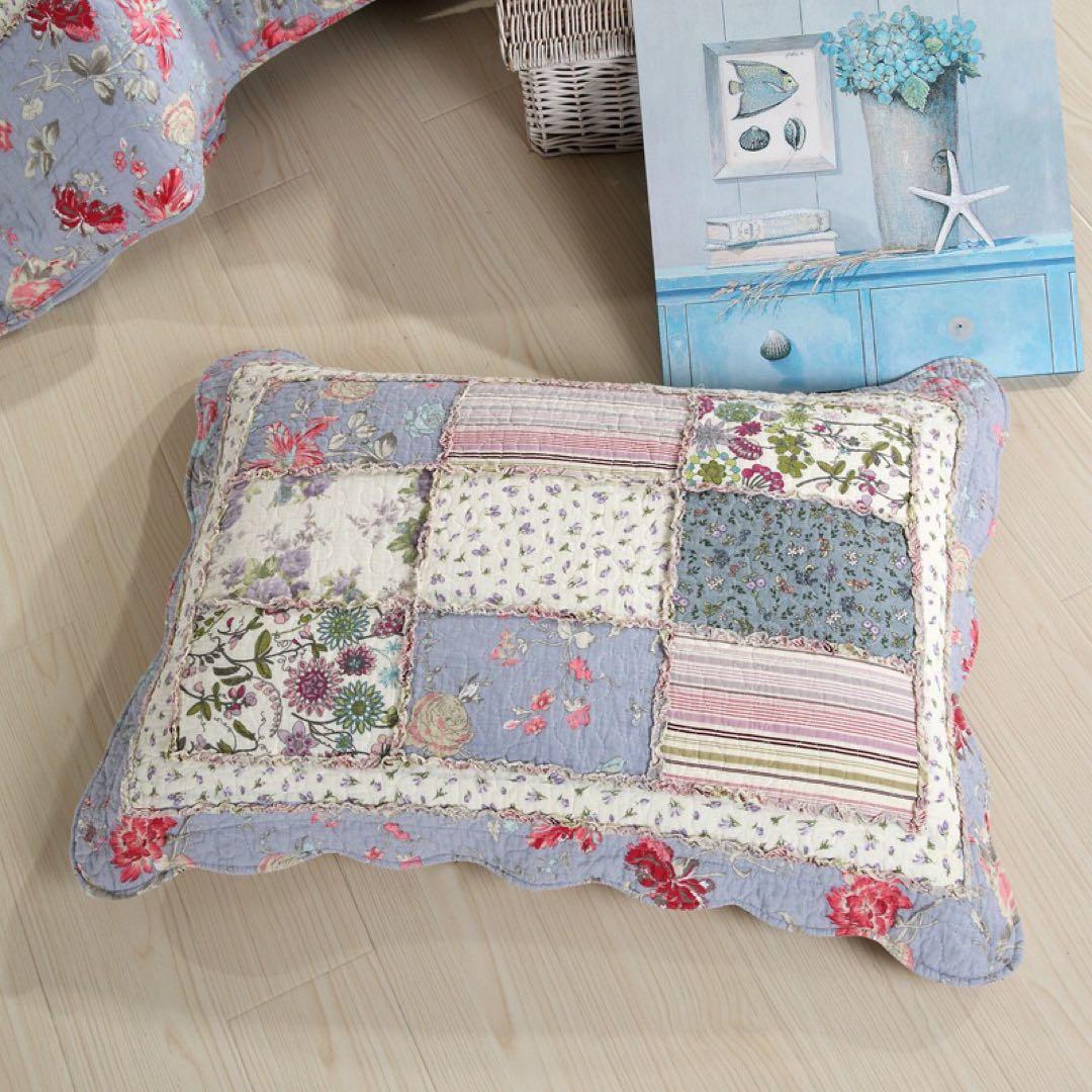 キルトベッドカバー3点セット綿マルチカバー キルティング 3929