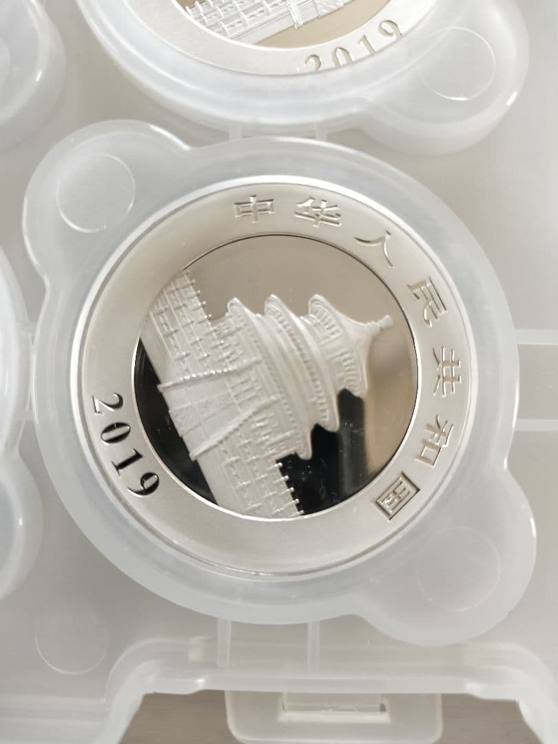 2019年 パンダ 銀貨 1オンス 6枚セット