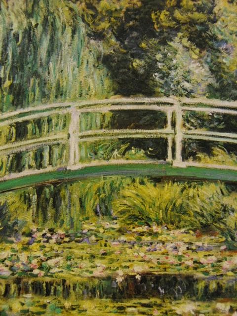 クロード・モネ、睡蓮、希少な画集より、新品高級額装付、状態良好