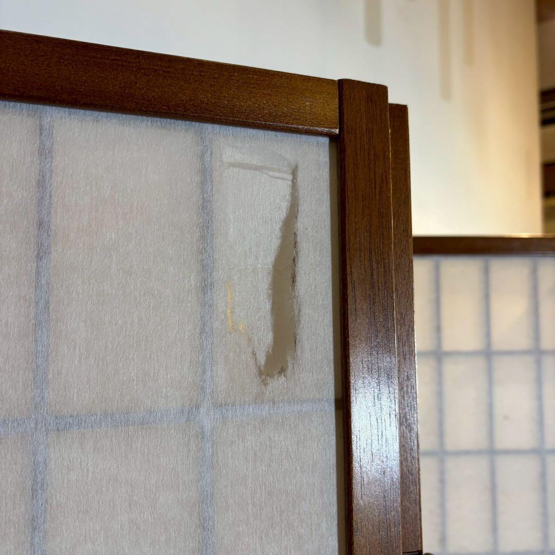 障子スクリーン ハイタイプ 6曲　パーテーション　間仕切り　和家具