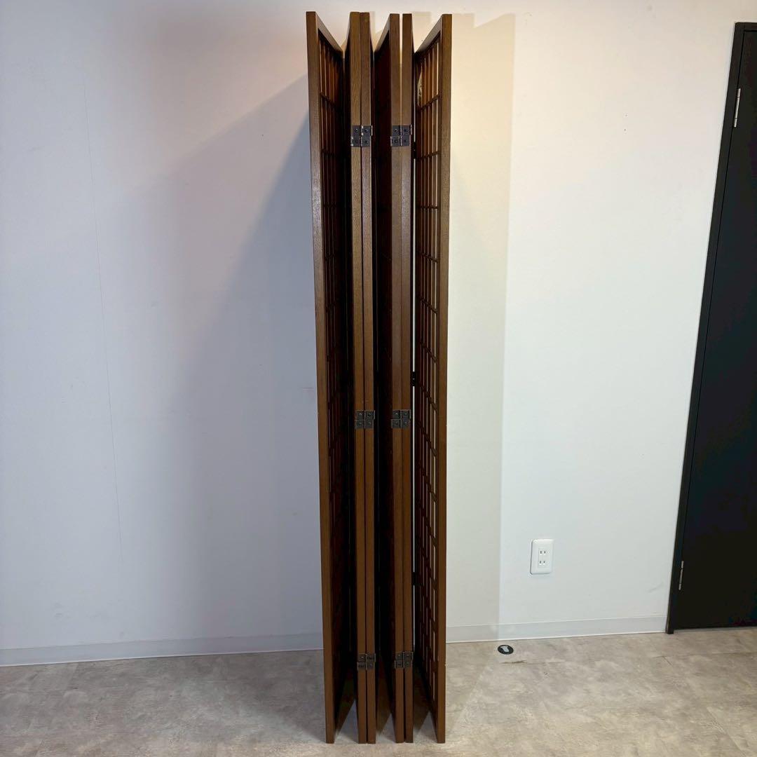 障子スクリーン ハイタイプ 6曲　パーテーション　間仕切り　和家具