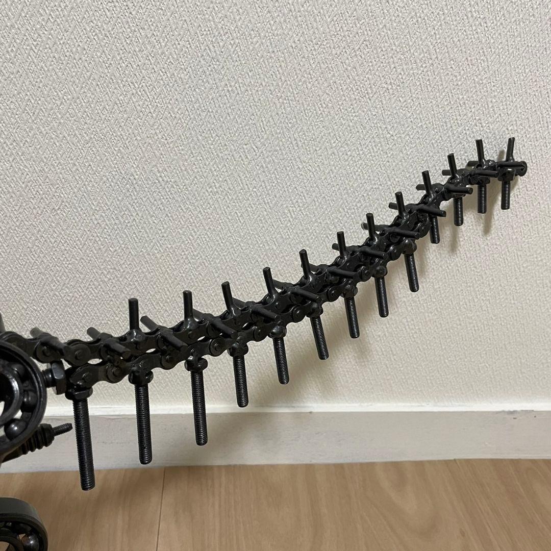 美品/匿名配送】恐竜(大) メタルアート 廃材アート ボルト・ナット