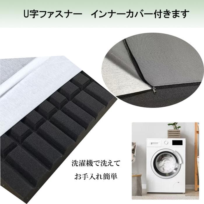 三つ折りマットレスシングル ウレタン 竹炭 3Dセル 通気抗菌 腰痛 体圧