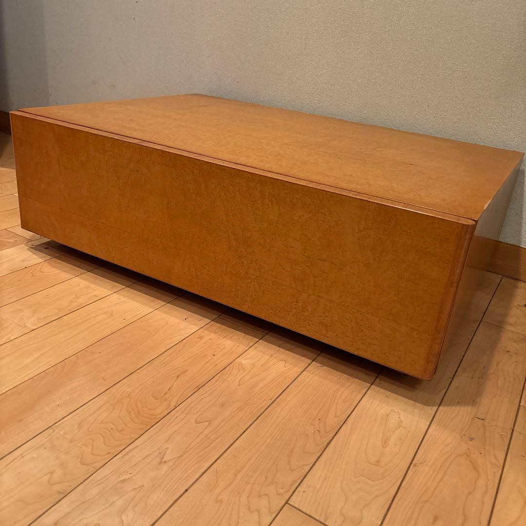 テレビ台　バーズアイメープル　オーダーメイド　天然　 ローボード TVボード