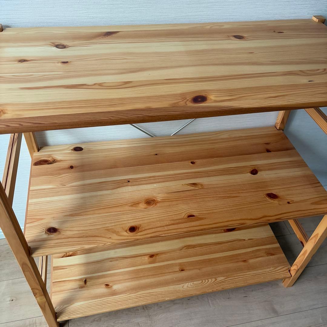 無印良品 パイン材ユニットシェルフ・８６ｃｍ幅・小