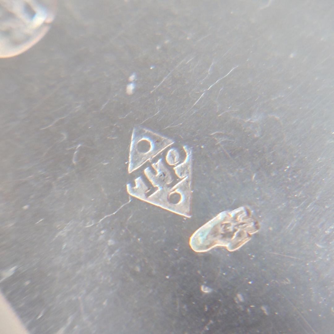 フランス製　純銀　シルバー800 ティーナイフ　マザーオブパール　白蝶貝　2本組