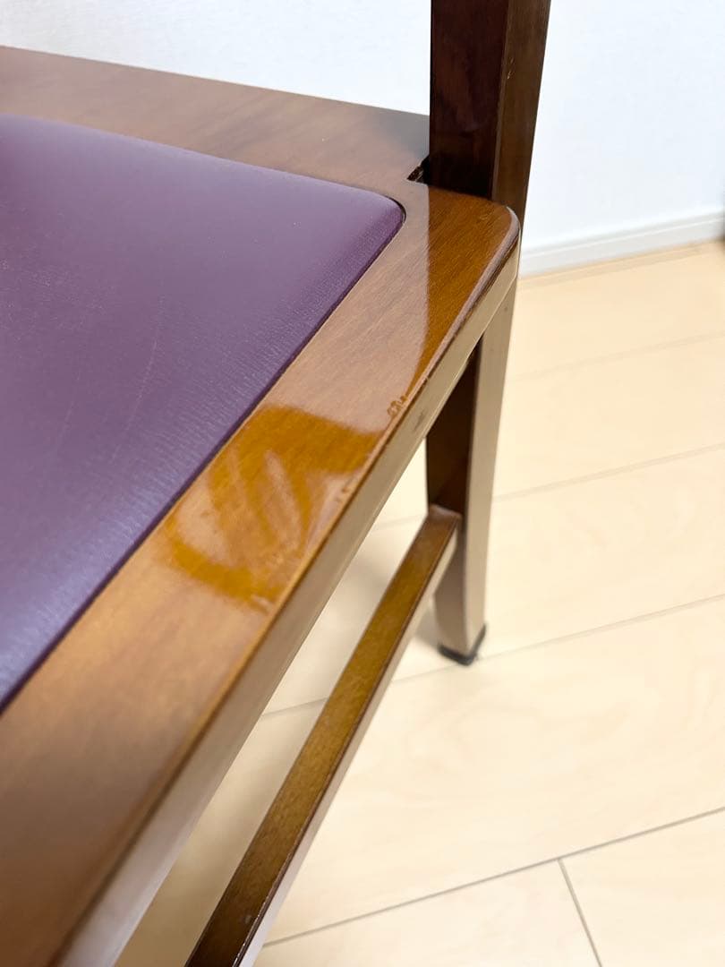 ピアノ トムソン椅子 木目 茶 ウォールナット