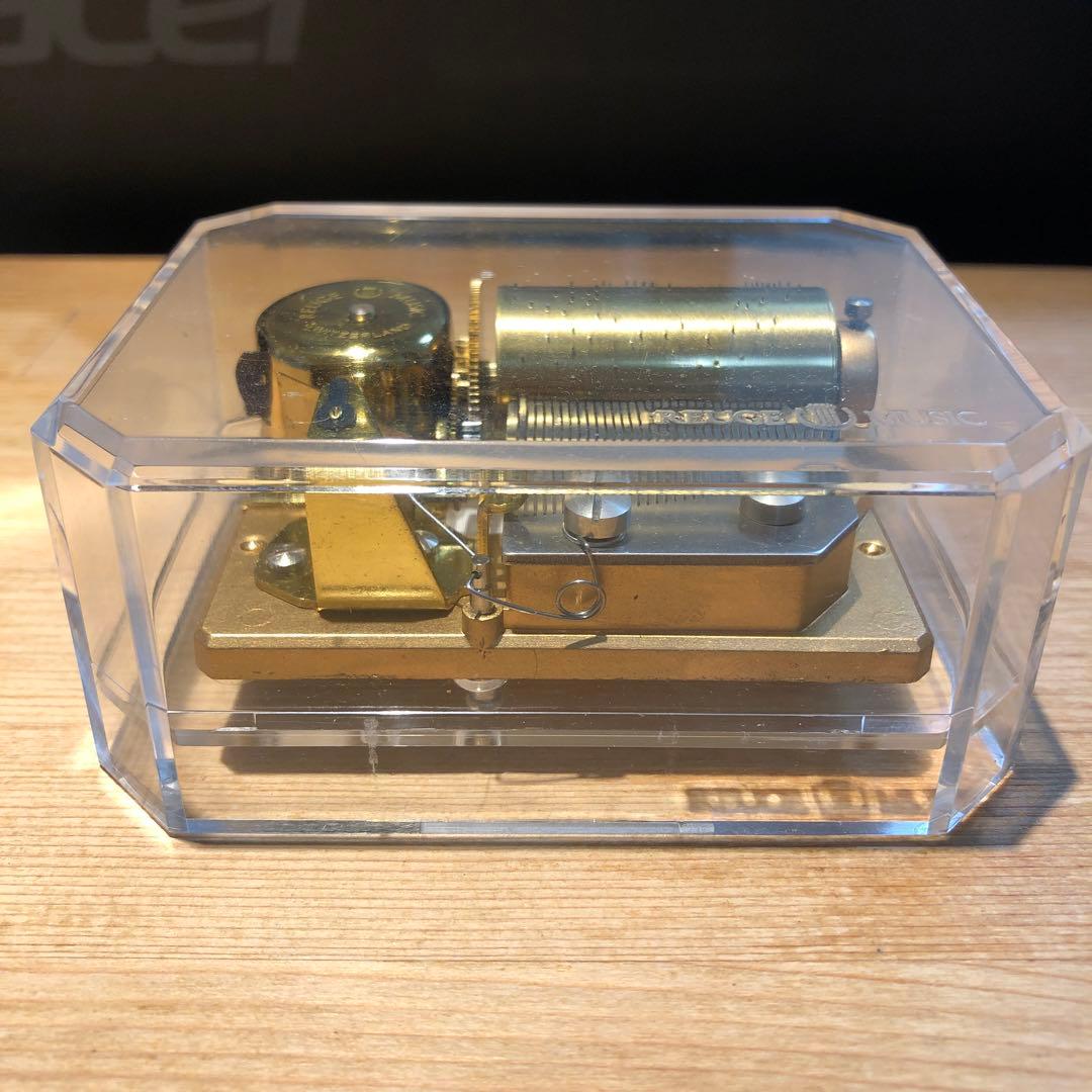 REUGE スイス製 真鍮オルゴール Tristesse 別れの曲　ショパン