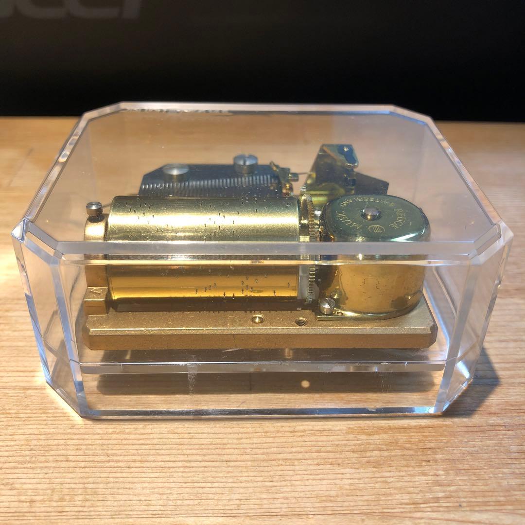 REUGE スイス製 真鍮オルゴール Tristesse 別れの曲　ショパン