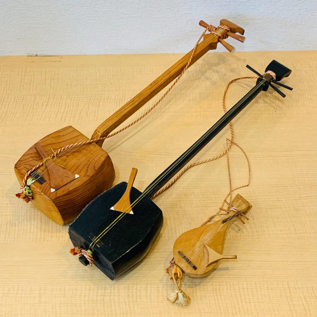 ゴッタン 三味線 置物 3点セット - メルカリ