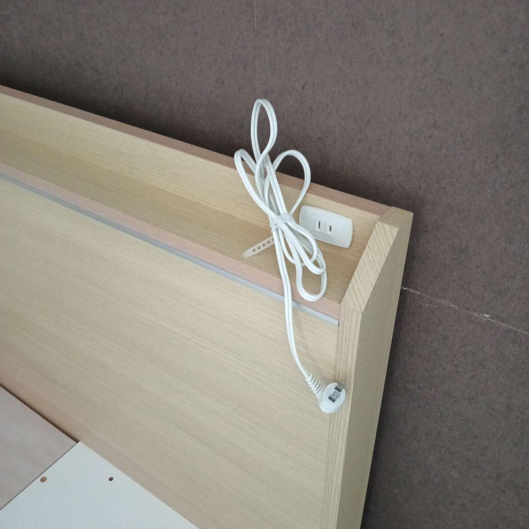 ニトリ　シングルベッド収納付き