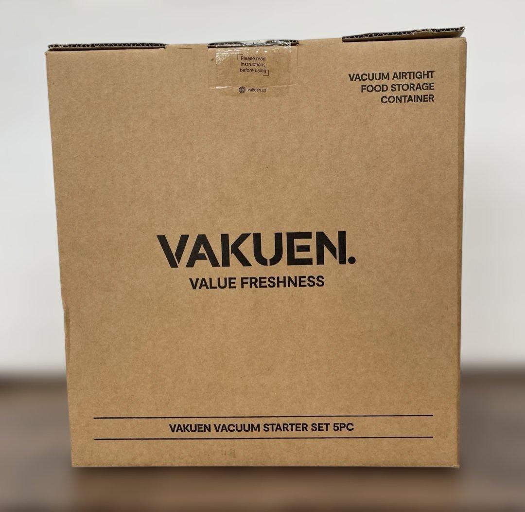 12599 VAKUEN 真空保存容器&全自動食品シーラー機スターター5点セット