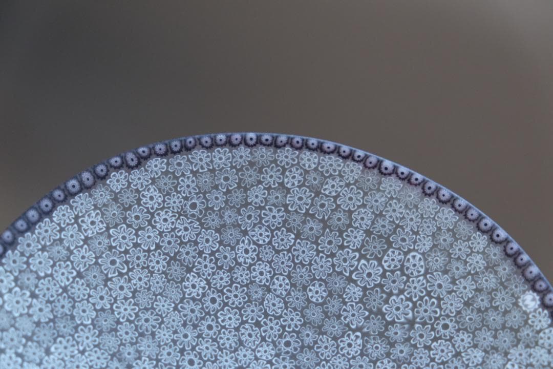 ベネチアンガラス ミルフィオリ プレート/検/エルコーレ・モレッティ