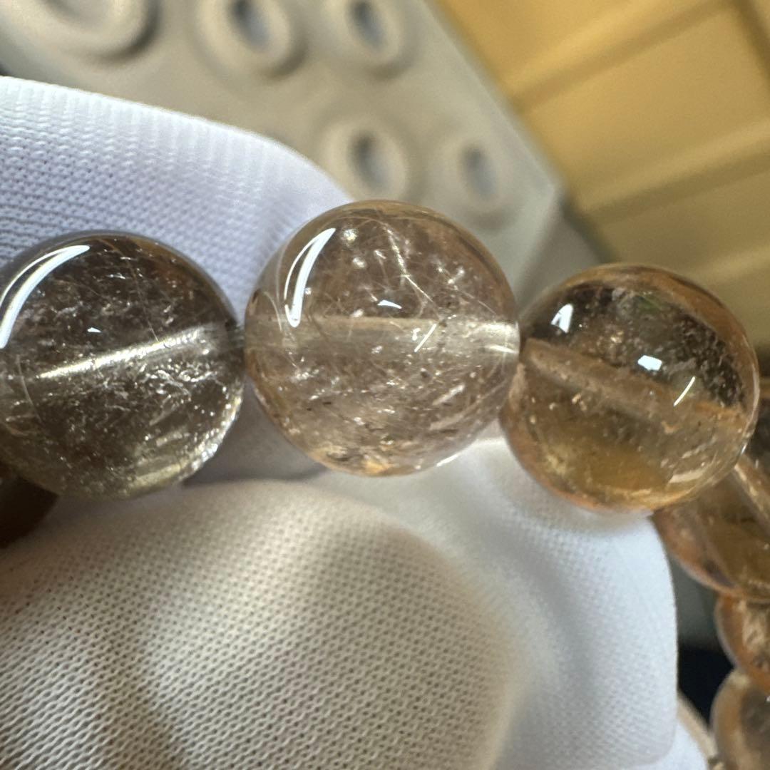 【ヒマラヤ産】スモーキークォーツ　12.4mm ルチル有り