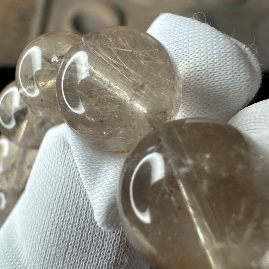 【ヒマラヤ産】スモーキークォーツ　12.4mm ルチル有り