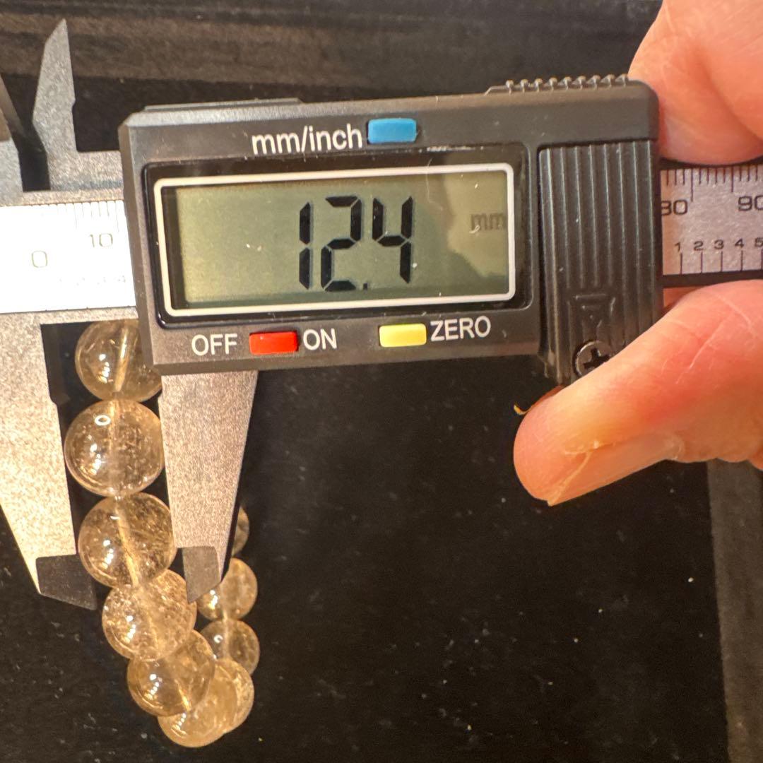 【ヒマラヤ産】スモーキークォーツ　12.4mm ルチル有り