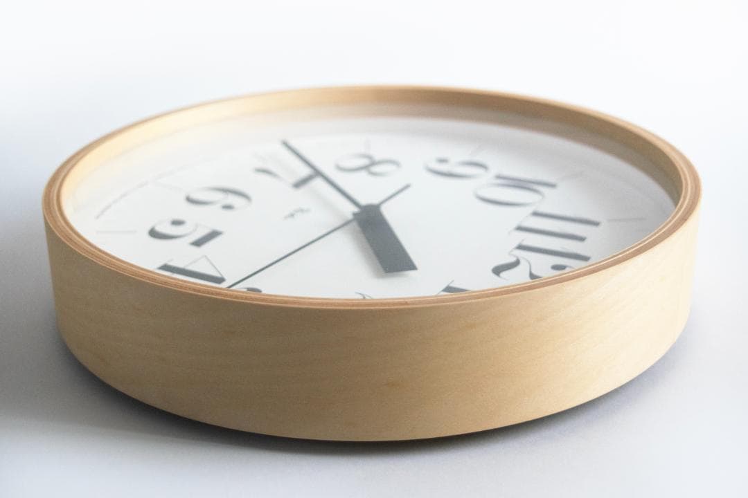Lemnos Riki Clock ｜ WR20-02 ｜ 電波式掛け時計