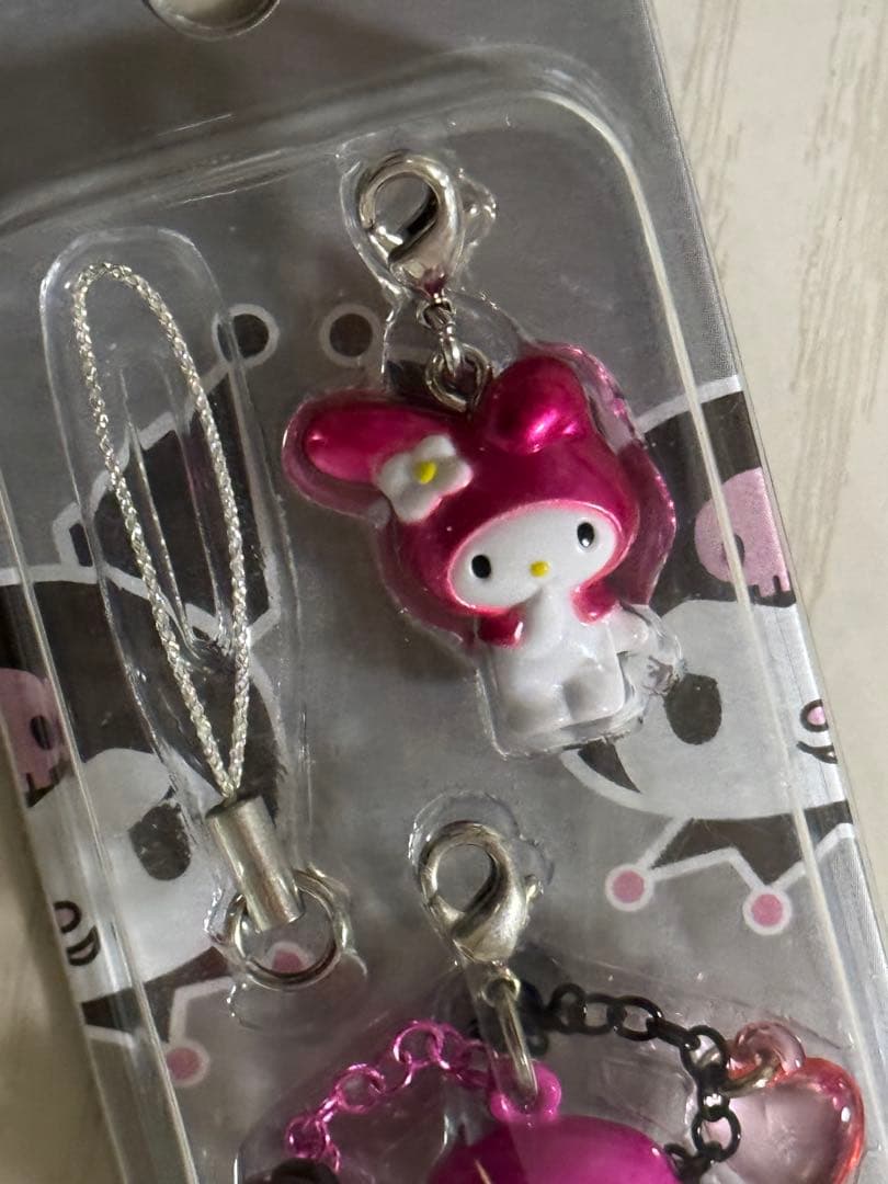 マイメロ クロミ ドクロ ストラップ チャーム レア 2005年 マイ