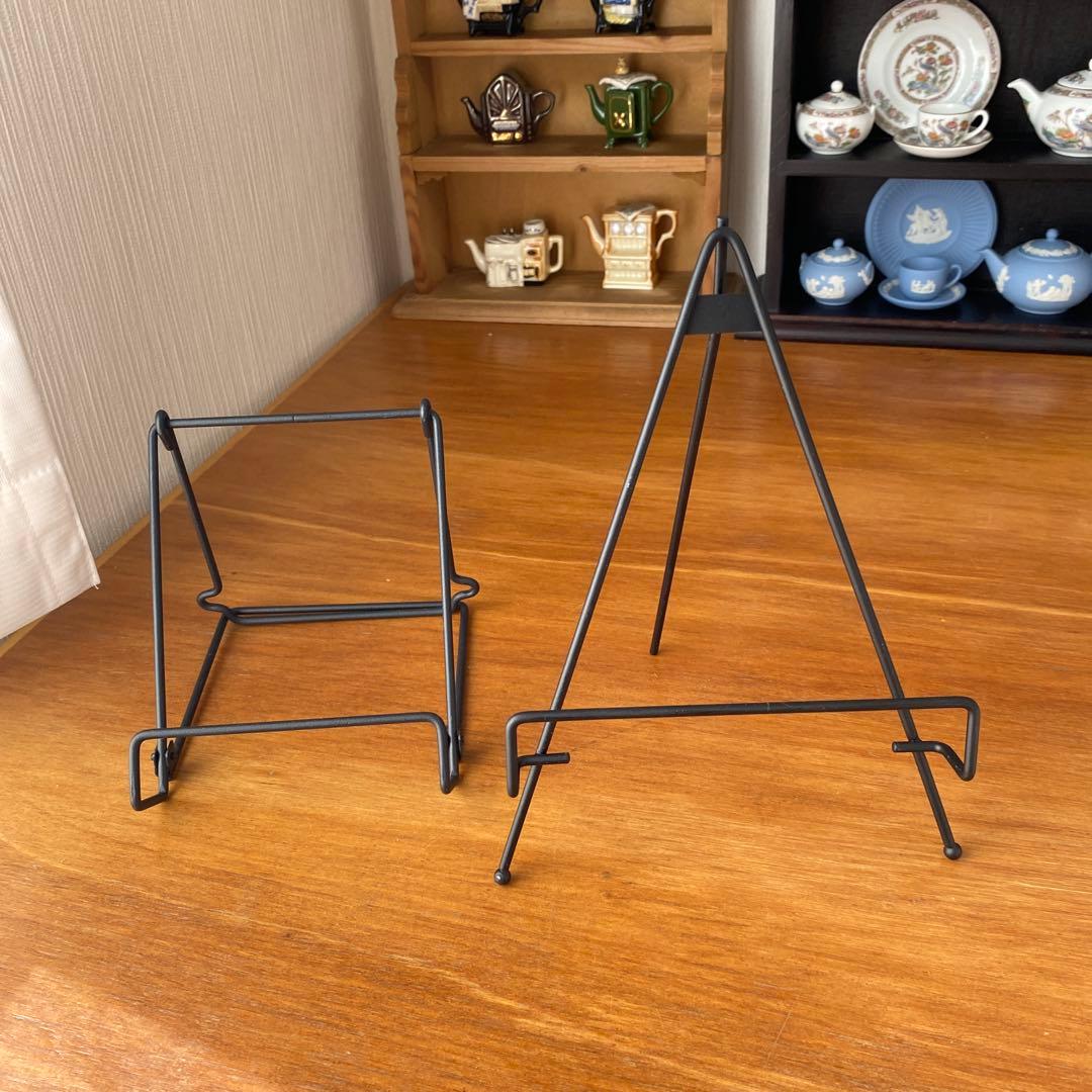 英国製　ミントンタイル　風車と灯台の陶器プレート2枚セット