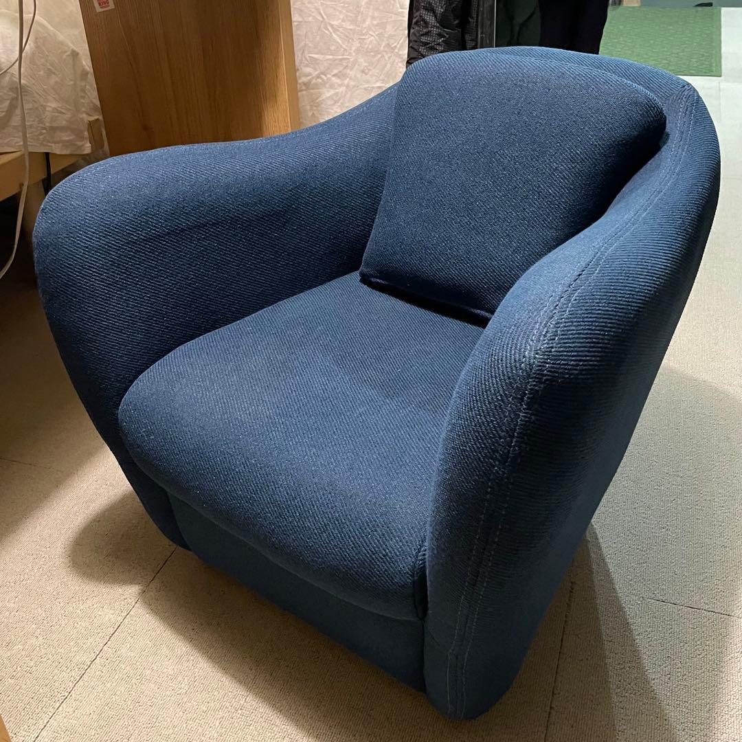 ヤ*ス様 IDEE MINI MILLER ARM CHAIR Navy/イデー