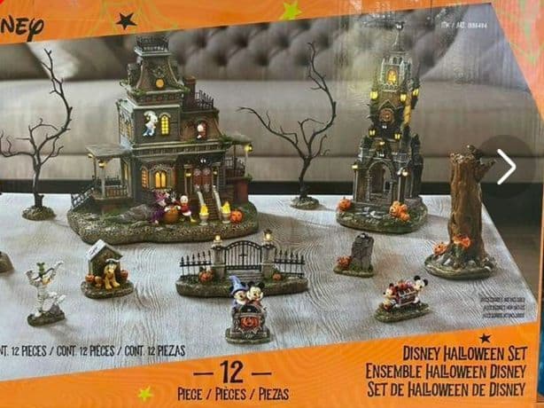 新品未開封] コストコ ディズニー ハロウィン ビレッジ 12ピースセット