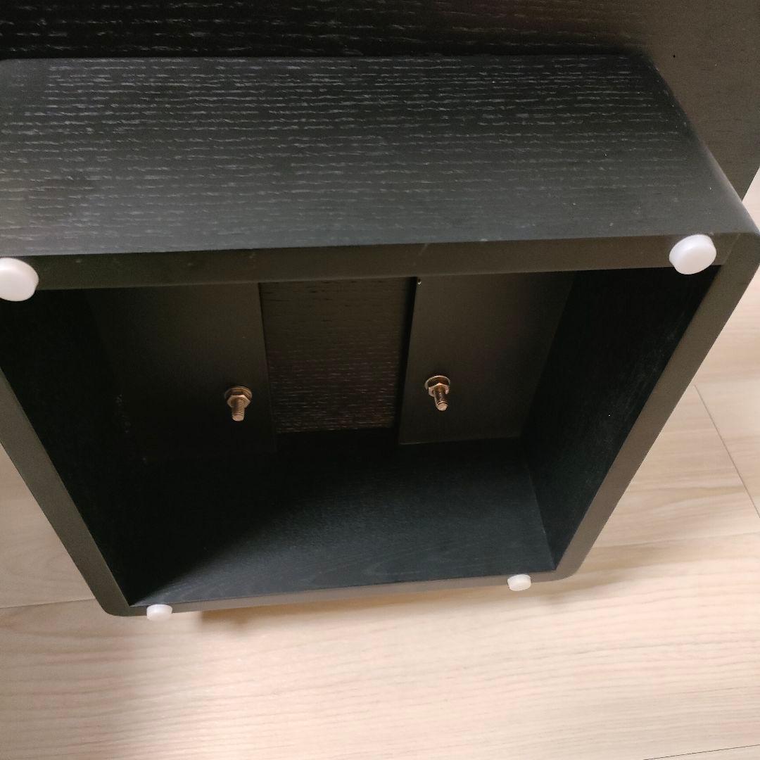 ARMONIA アルモニア サイドテーブル Karen ブラック ガラス天板