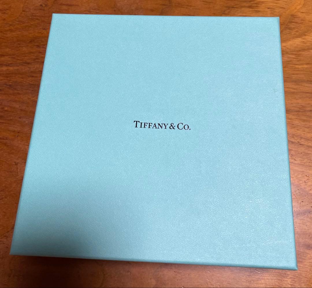 ティファニー　ブルー　リボン　ボウ　スクエア　プレート　皿　2枚　Tiffany