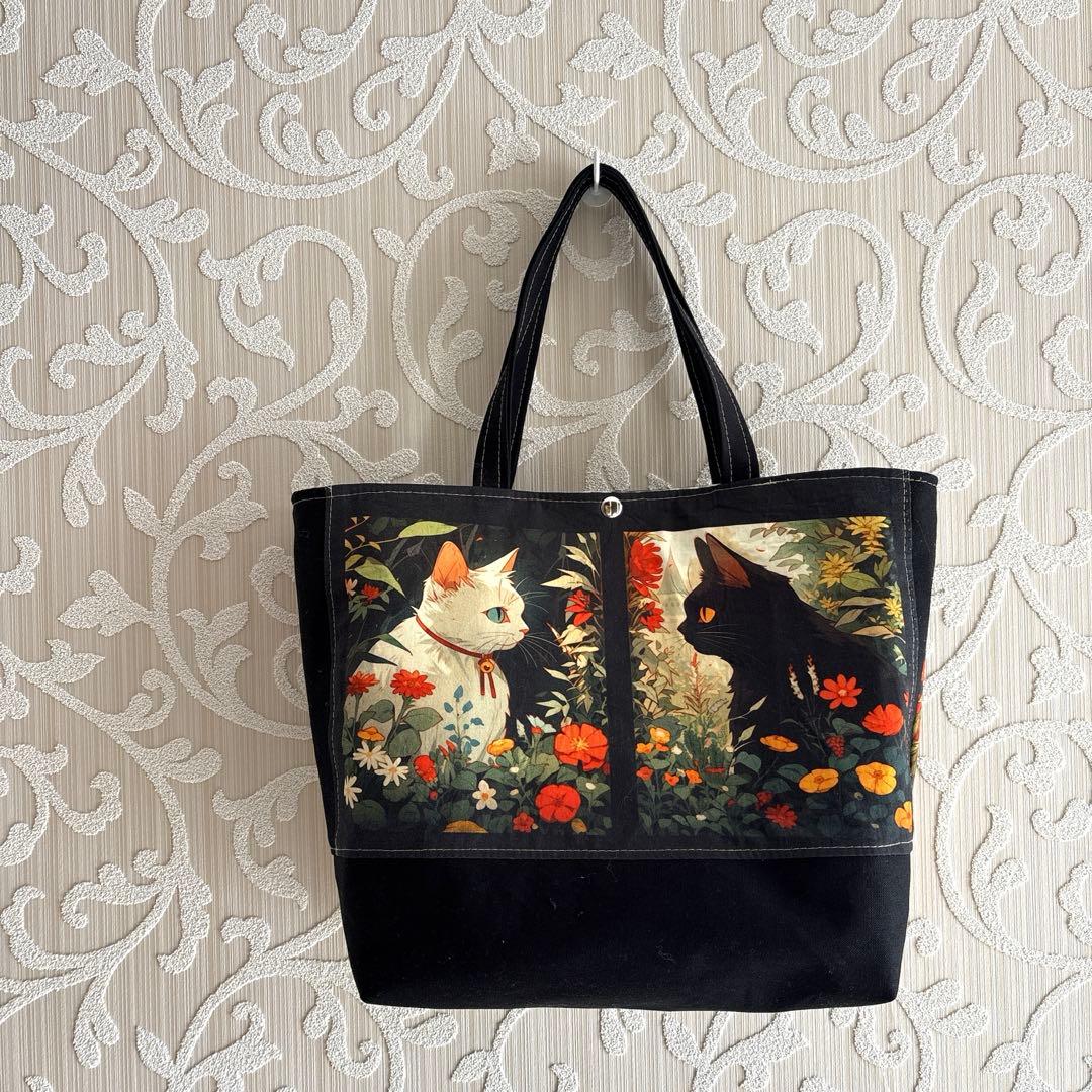 rose様オーダーページ♡ランチバッグ☆トートバッグ☆猫柄♡ジョリーフルール