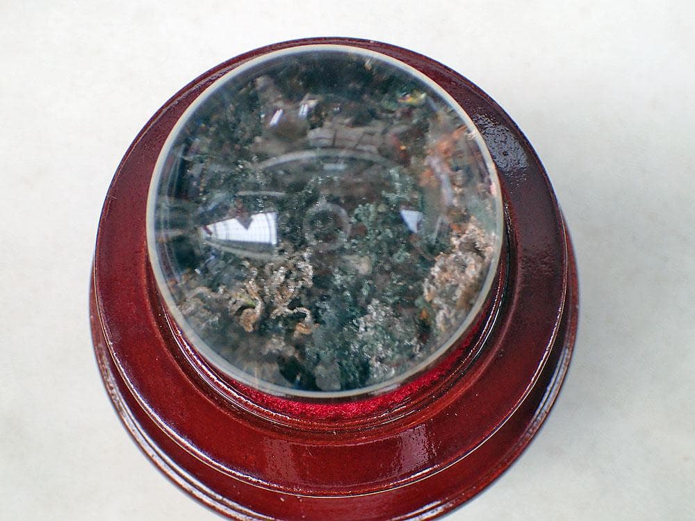 【天然石】ガーデン水晶(344g)、丸玉