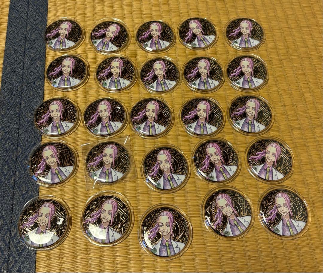 原画展 三途春千夜 東リべ 東京リベンジャーズ 缶バッジ 25個セット 東京リベンジャーズ×文房具カフェ 春時雨モチーフ 缶バッジ 三途春千夜