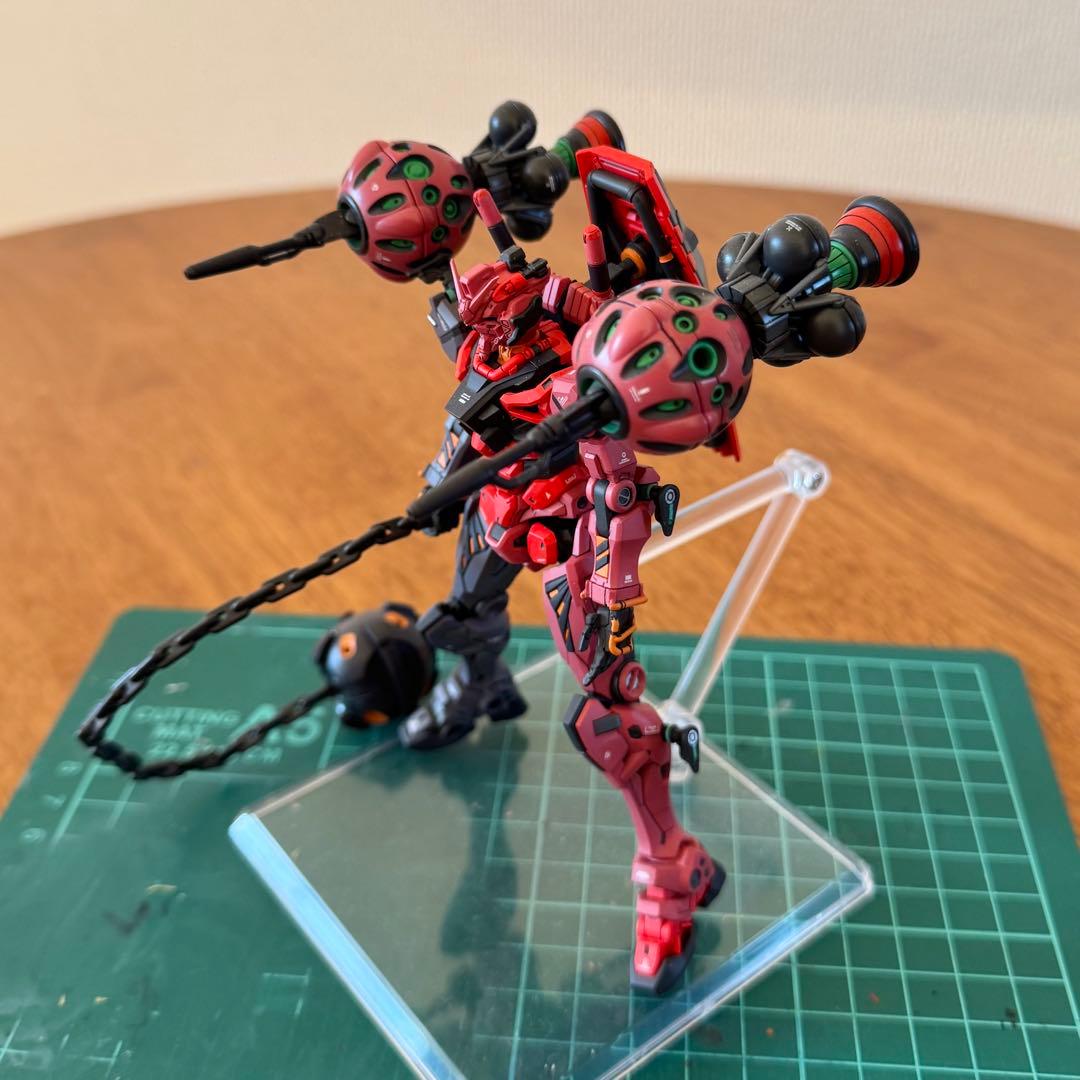HG 赤いガンダム 軽キャノン 全塗装済
