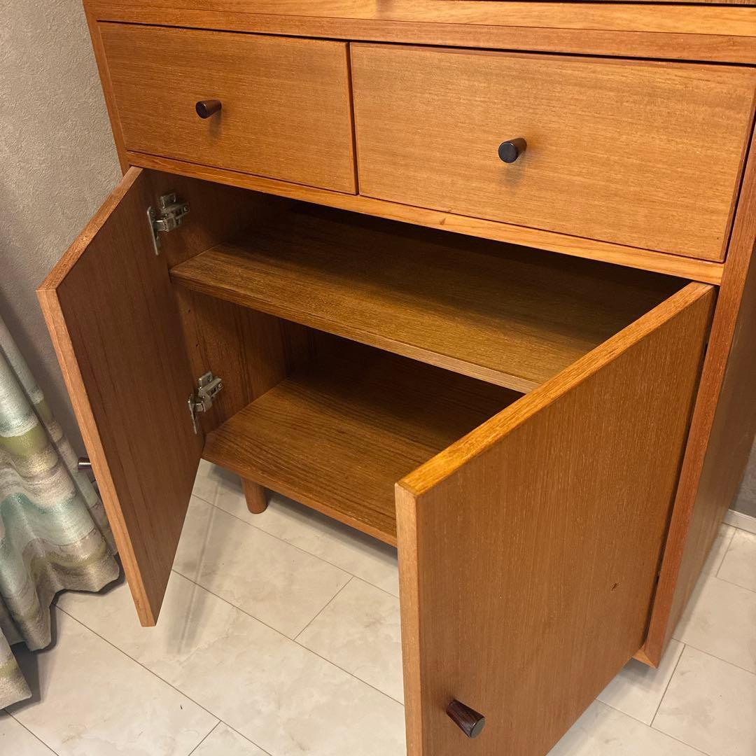 【北欧インテリア】クロロス 家具 ハイカップボード キャビネット 食器棚