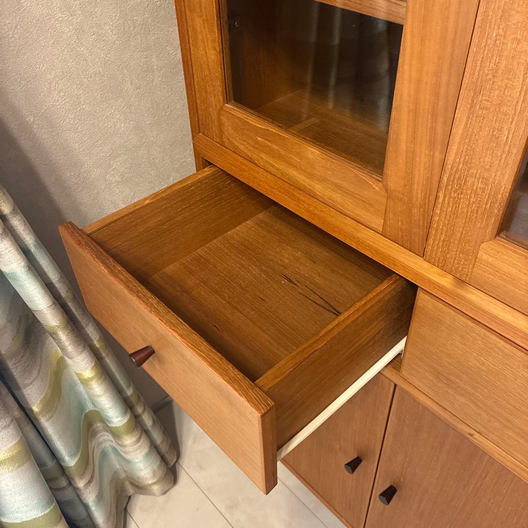 【北欧インテリア】クロロス 家具 ハイカップボード キャビネット 食器棚