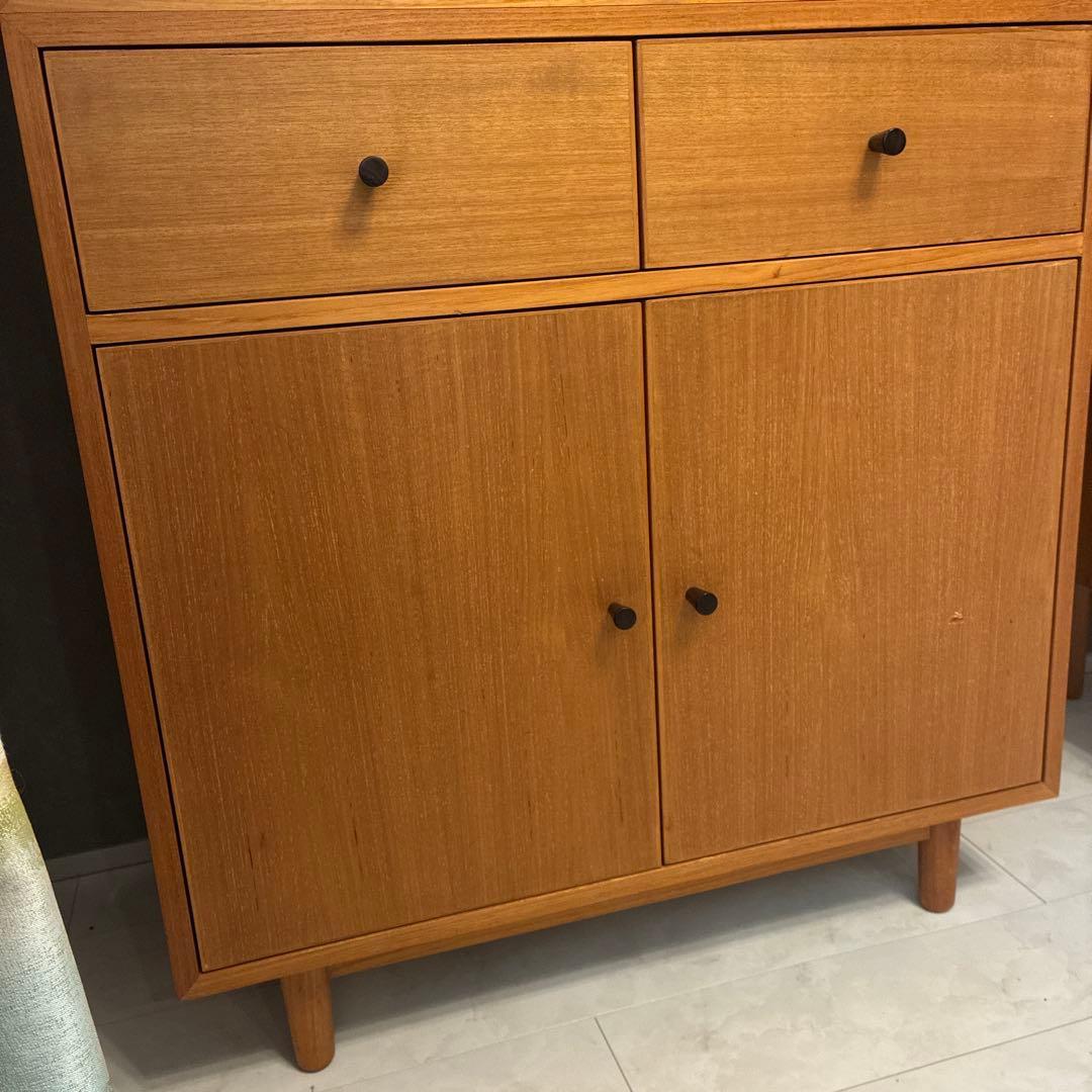 【北欧インテリア】クロロス 家具 ハイカップボード キャビネット 食器棚