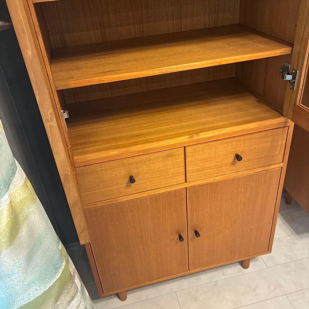 【北欧インテリア】クロロス 家具 ハイカップボード キャビネット 食器棚