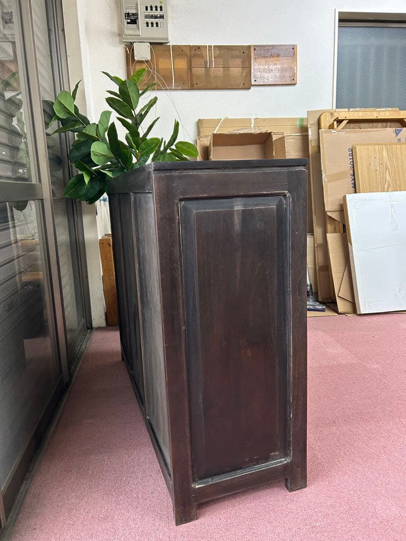 チーク材のアジアンチェスト