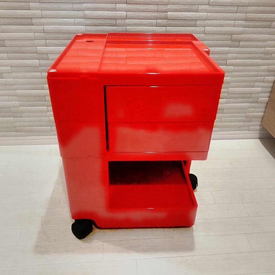 B-LINE Joe Colombo ボビーワゴン 2段 レッド