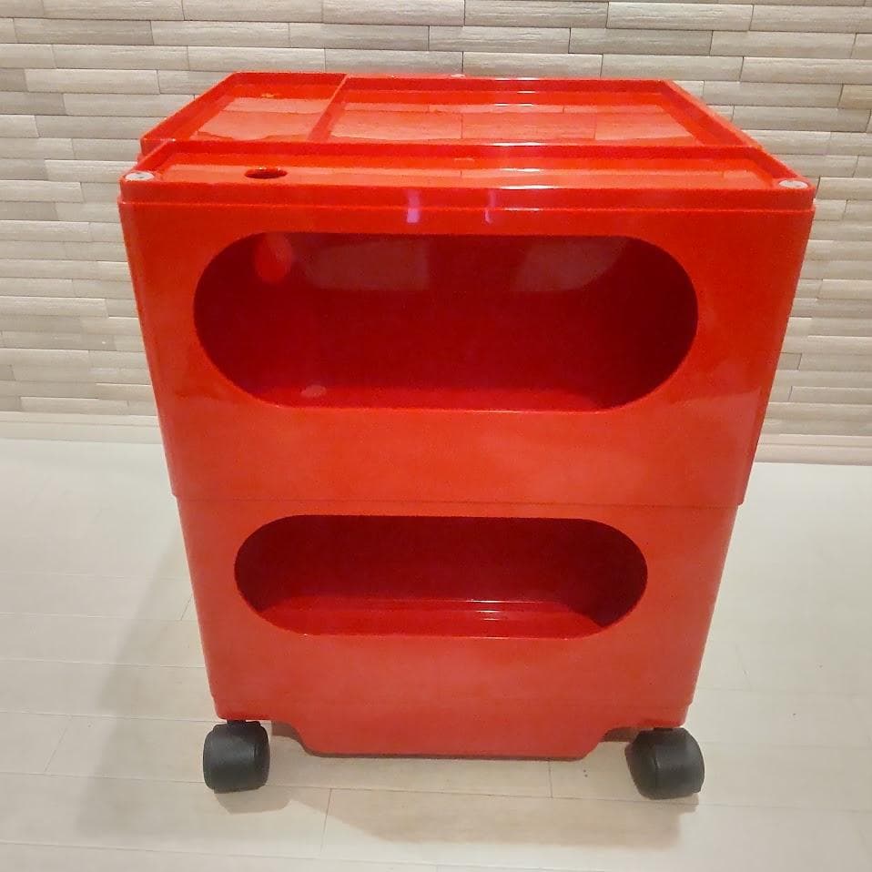 B-LINE Joe Colombo ボビーワゴン 2段 レッド