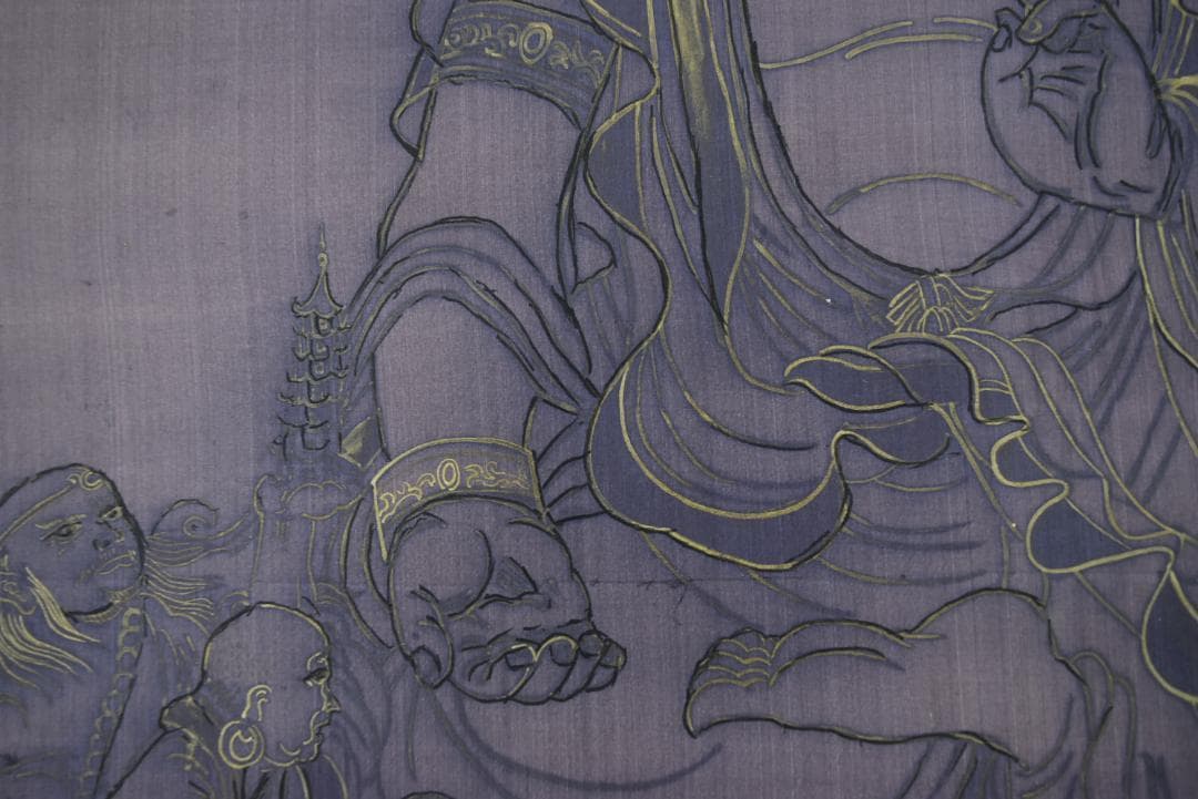 作者不詳/十六羅漢図/掛軸/名家伝来/Z-827 - メルカリ