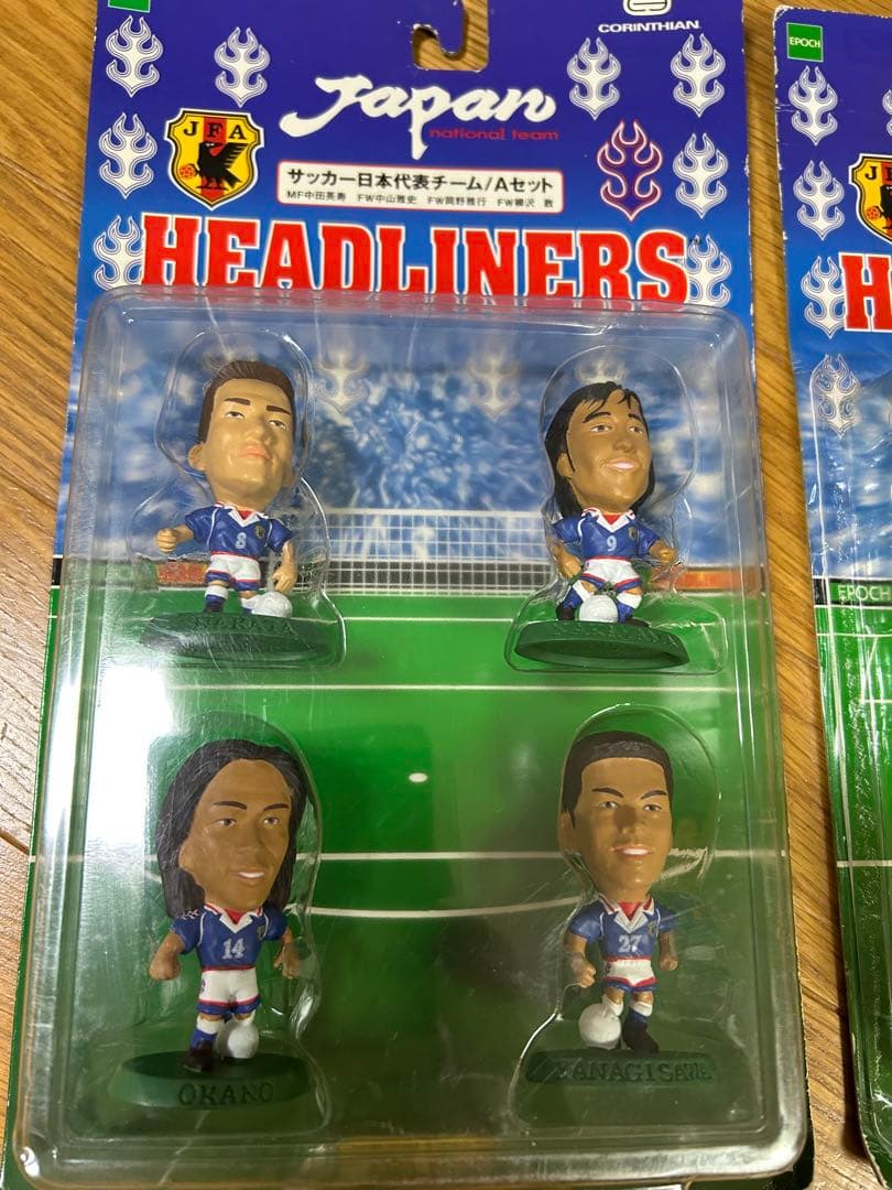 直筆サイン付　HEADLINERSサッカー日本代表フィギュアセット