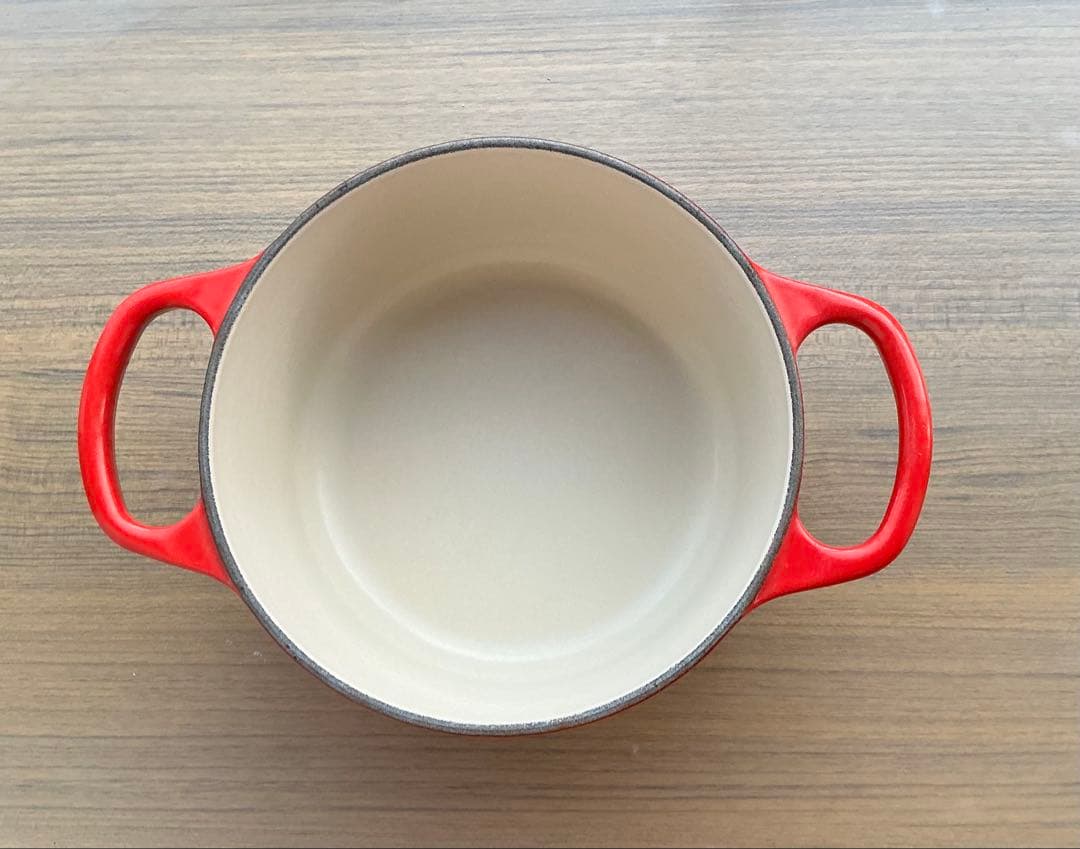 シグニチャー ココット・ロンド 16cm チェリーレッド (シルバーツマミ)