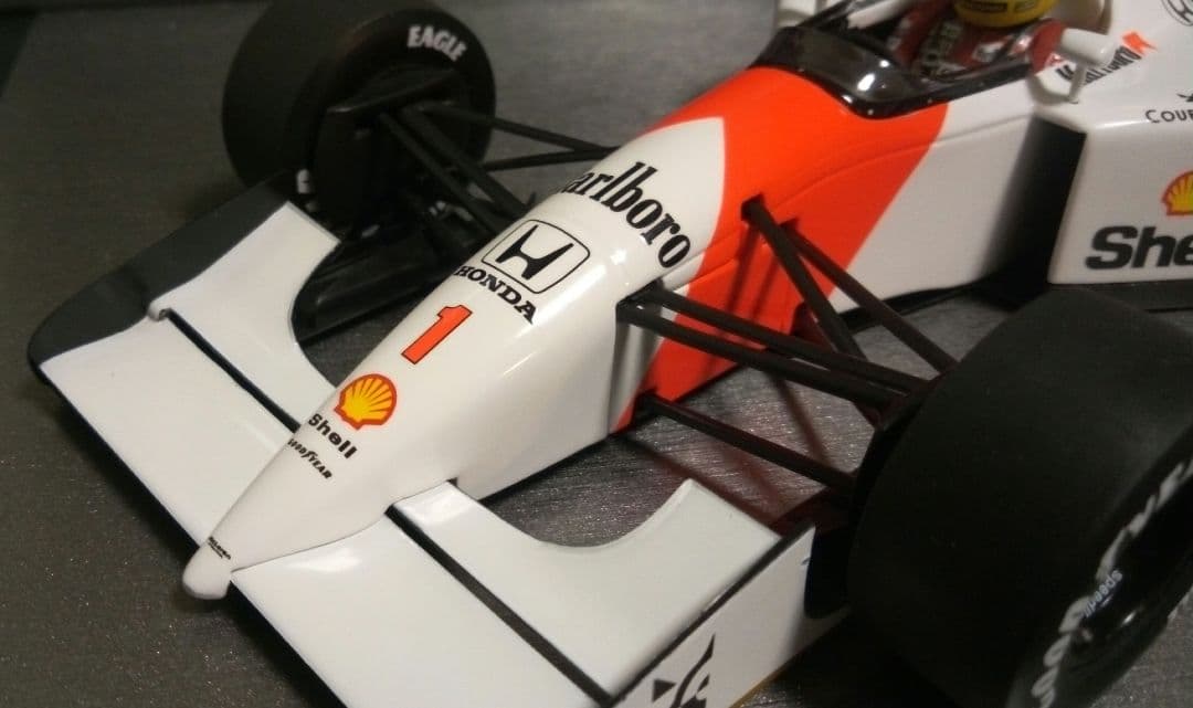 ミニチャンプス 1/18 F1 マクラーレン MP4/7A セナ リペイント - メルカリ